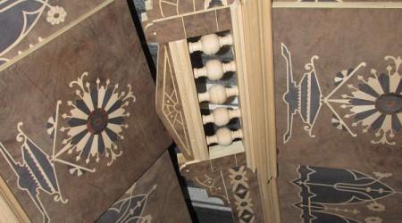 Restoration process of Exposition Monarch antique billiards table