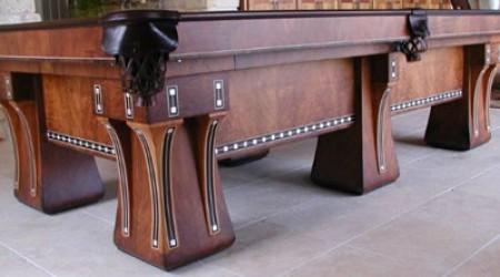 Antique restoration - The Hudson billiards table