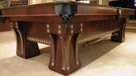 Antique Hudson pool table, fully restored