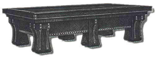 Original catalog image of Hudson pool table