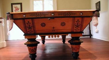 Restored H.W. Collender Narragansett table