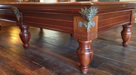 Complete restoration of antique billiards table, The Italian