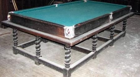 J.E. Came Barley antique billiards table