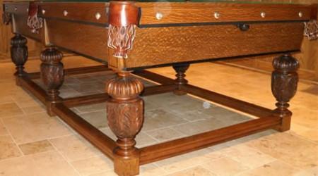 J.E. Came Elizabethan, billiard table restored by Billiard Restoration Service