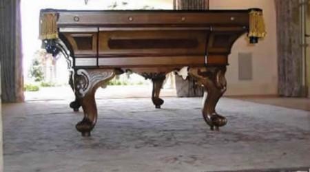 August Jungblut, restored antique billiard table