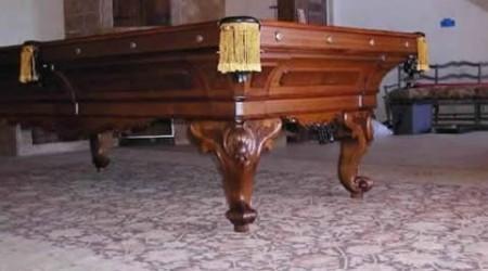 Restored August Jungblut, antique billiard table