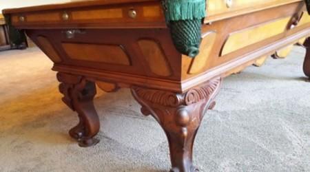 The August Jungblut California Antique Pool Table Restored
