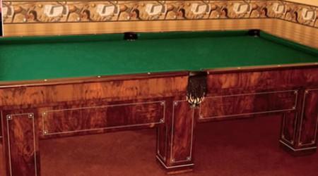 Jefferson II restored antique pool table