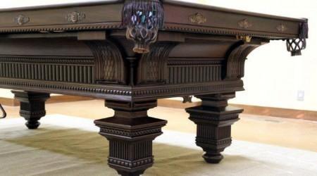 Jewel: Antique, restored billiards table