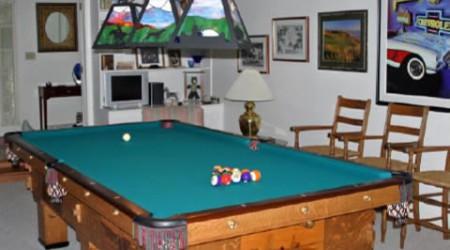 K.C. Billiard Wildlife - restored pool table