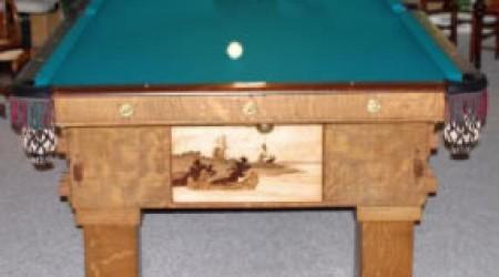 K.C. Billiard Wildlife - restored billiard/pool table