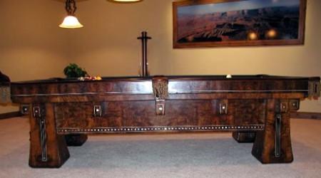 The Kling, an fully restored antique pool table