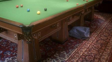 The Kling pool table, fully restored