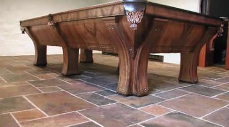 The Marquette by Brunswick, antique billiards table
