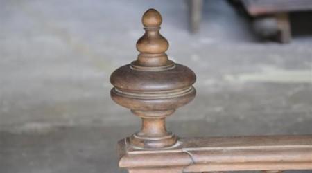 Marseille billards table (antique) closeup
