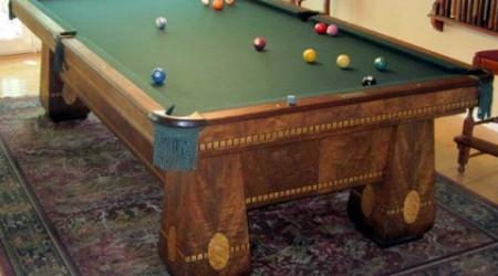 Restored Medalist billiards table
