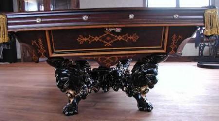 A restored billiards table, The Monarch