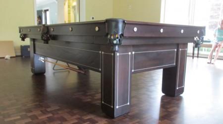Professional restoration of "Monroe" pool table