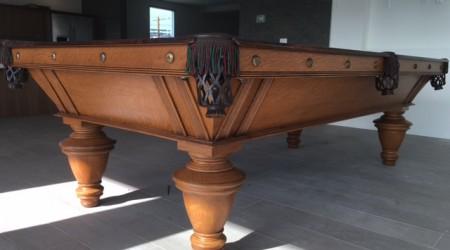 Brunswick Narragansett: fully restored antique billiards table