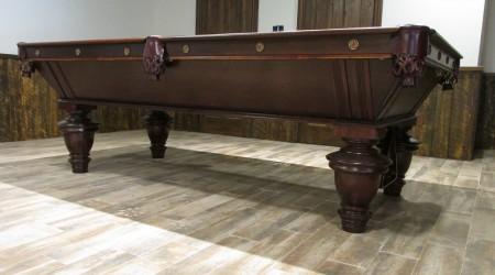 Professional restoration: Brunswick Narragansett pool table