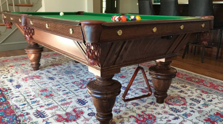 Billiard Restoration's "The Narragansett" restored billiard table