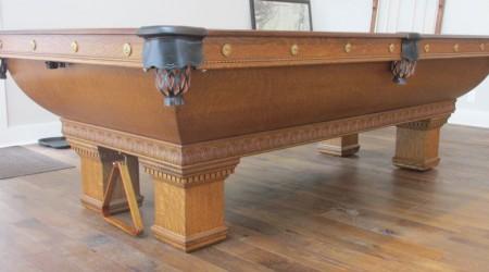 "Newport" billiards table, fully restored