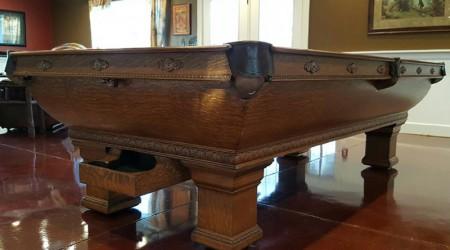 Antique pool table, The Newport, fully restored