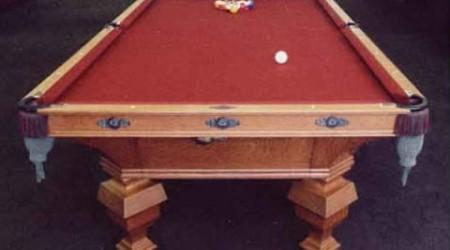 Fully restored OG Novelty antique billiards table