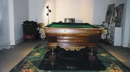 Oliver Briggs, antique pool table restored