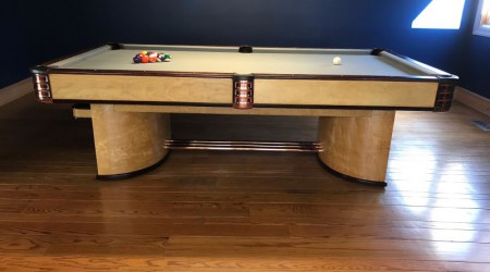 Paramount billiards table (after restoration)