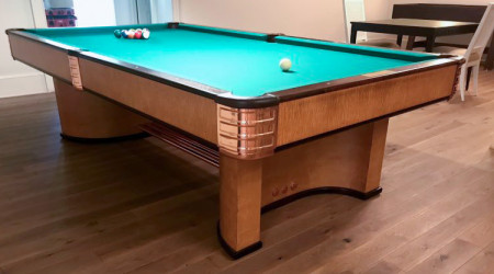 "The Paramount" antique pool table from Billiard's Restoration