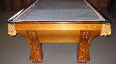 Restored Pfister, antique pool table