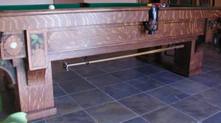 Restored Ramada billiards table