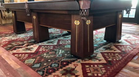 For sale: restored "The Regina" antique billiards table