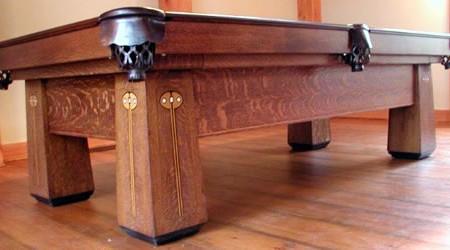 Antique pool table: The Regina