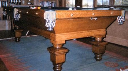 Fully restored, The Southern antique pool table