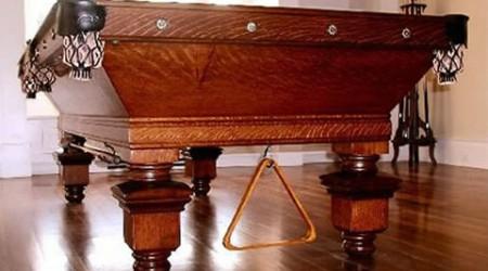 The Southern, restored antique pool table