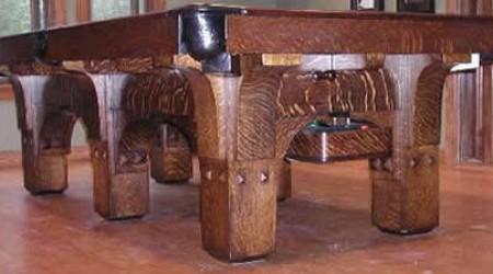The St. Bernard Mission - Antique Billiards Table by Brunswick