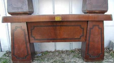 Antique Walnut Brunswick table legs
