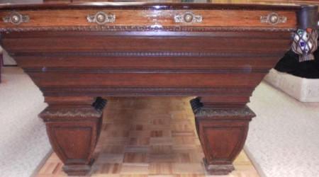 Pendennis: antique pool table restoration