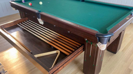 Billiards Restoration of The Baby Grand pool table