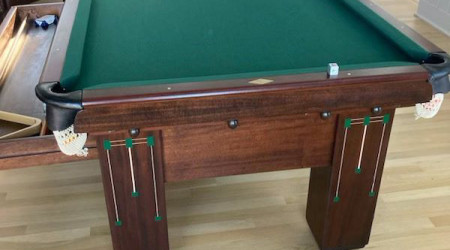 Billiards Restoration's "The Baby Grand" pool table restoration
