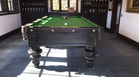 Professional restoration of Oxford billiards table