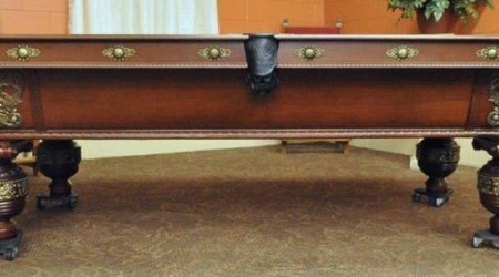 B.A. Stevens Great Northern antique billiards table