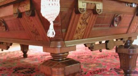 Fully restored, The Benedict antique pool table
