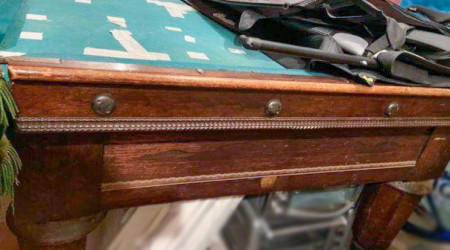Restoration of an antique "The Morse" billiard table