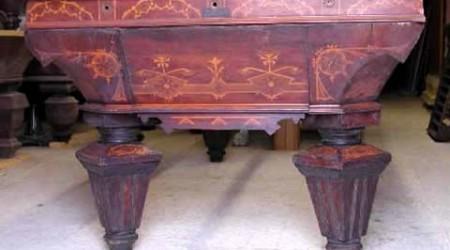 Restored Brunswick and Company antique billiards table for sale