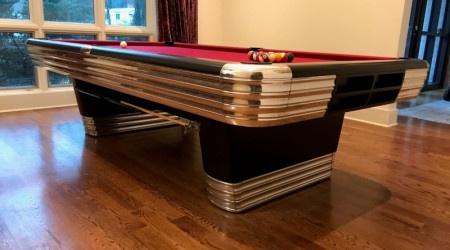 Restoration project: The Centennial billiards table