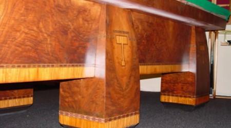Fully restored Brunswick Conqueror, antqiue billiard table