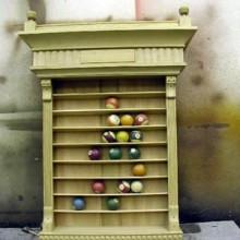 The Jewel Ball Rack, antique billiard accessory reproduction
